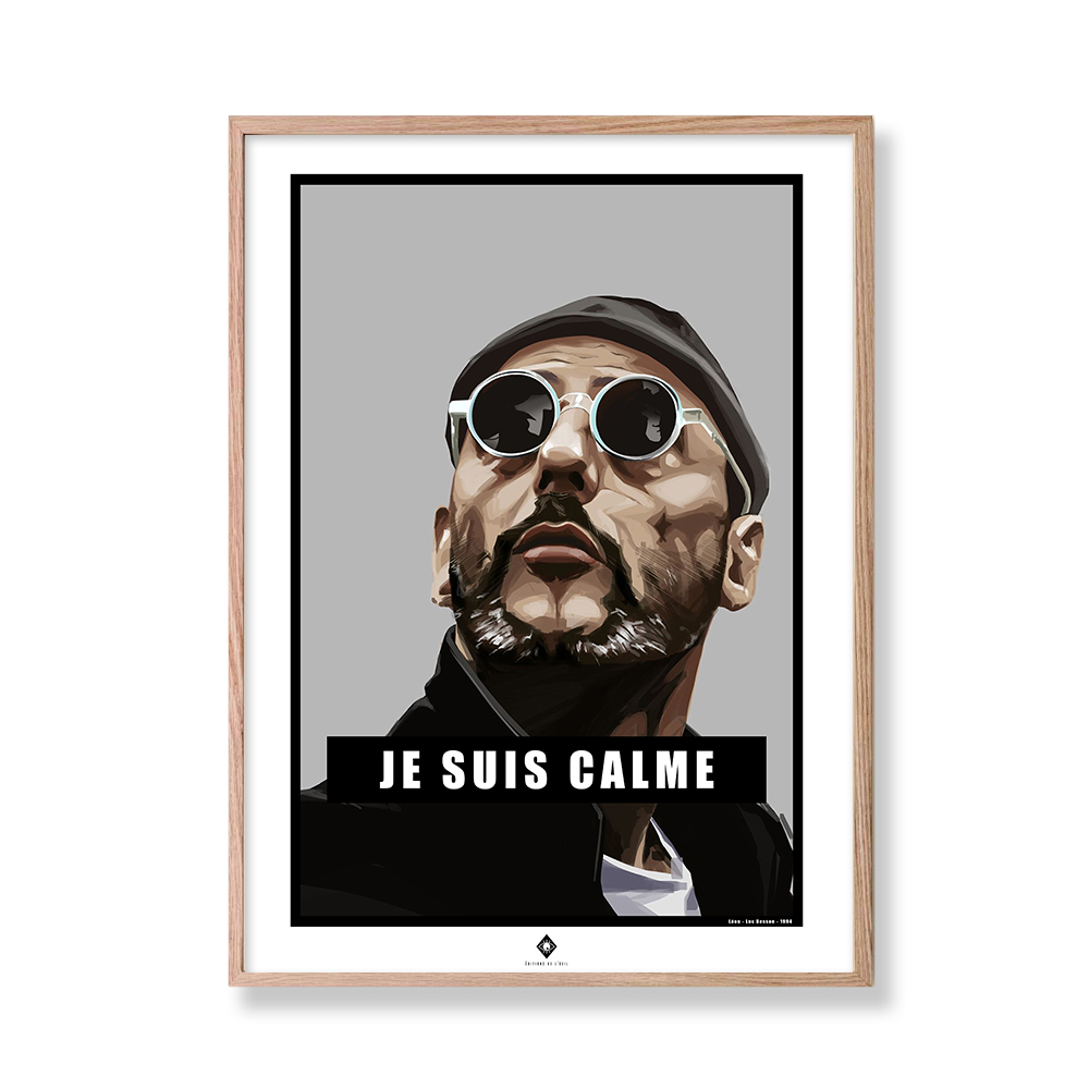 affiche je suis calme les Éditions de l’œil affiche je suis calme les Éditions de l’œil