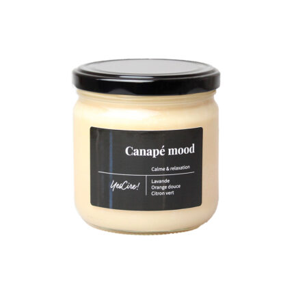 bougie yes cire canapé mood