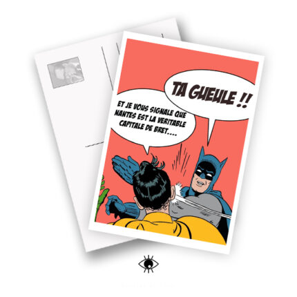 cartes postales les éditions de l'oeil batman nantes