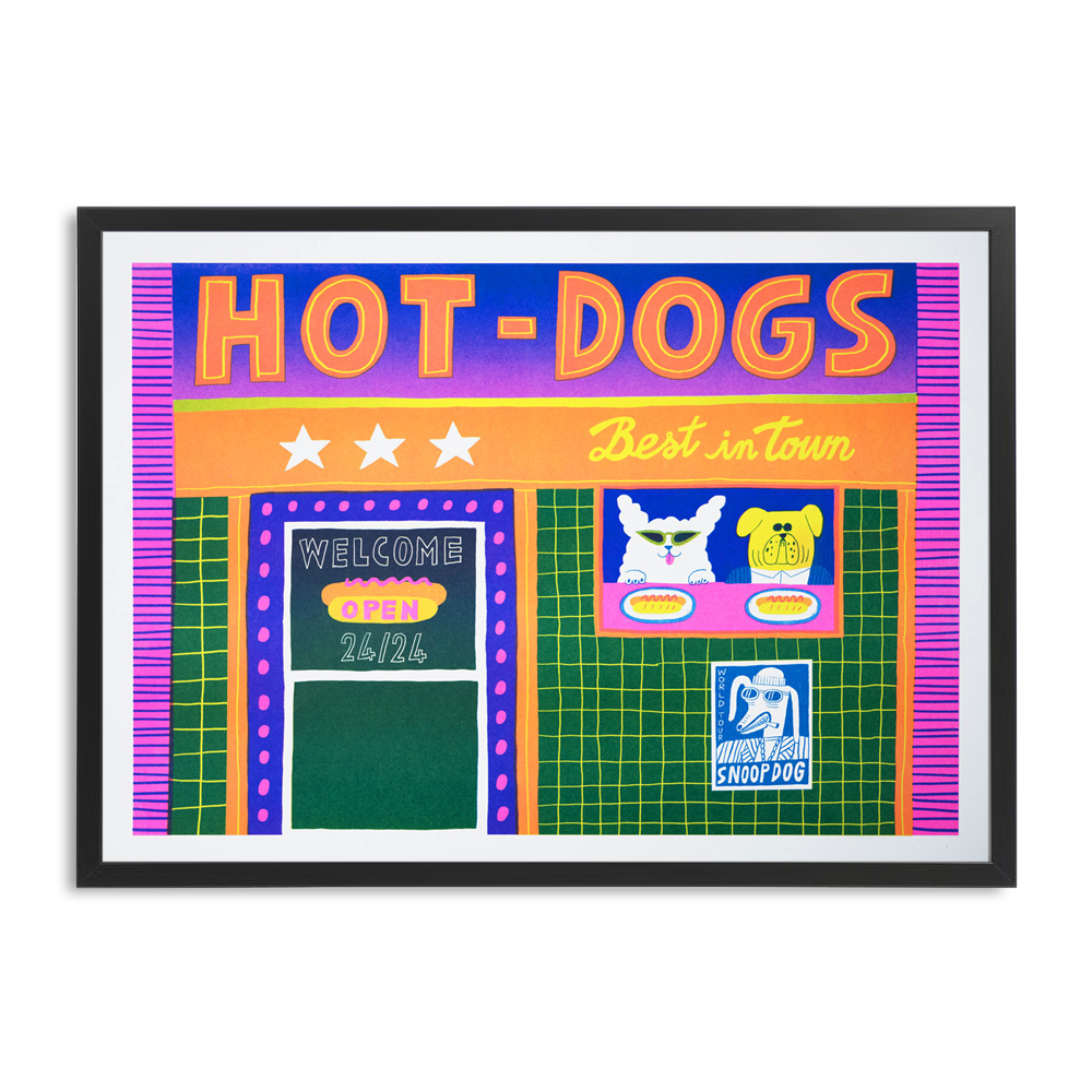 affiche dans les dents hot dogs affiche dans les dents hot dogs