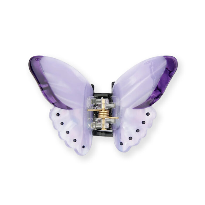 Grande Pince À Cheveux Coucou Suzette Papillon Mauve